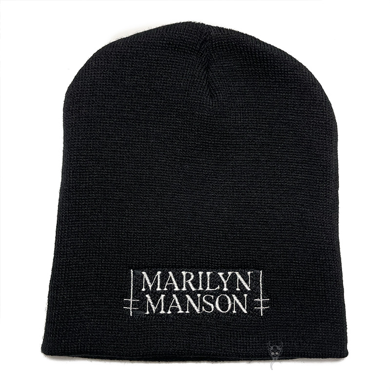 MARILYN MANSON 官方原版 Logo (毛线帽）